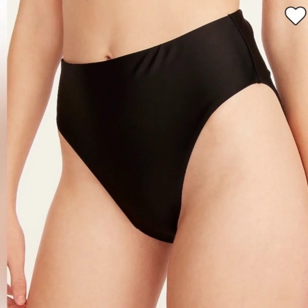 NWT J.Crew High-rise Bikini Bottom Navy Blue Style BF178 Minimalist Sz 3X